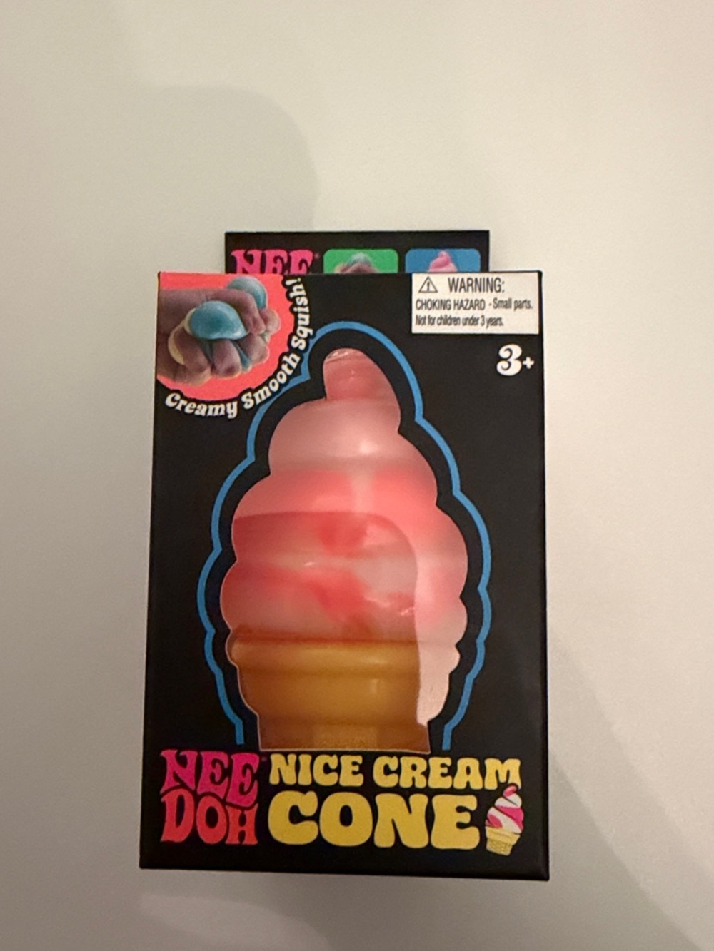 NeeDoh Nice Cream Cone Squishy Toy - Orange